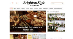 Desktop Screenshot of brightonstylemag.com